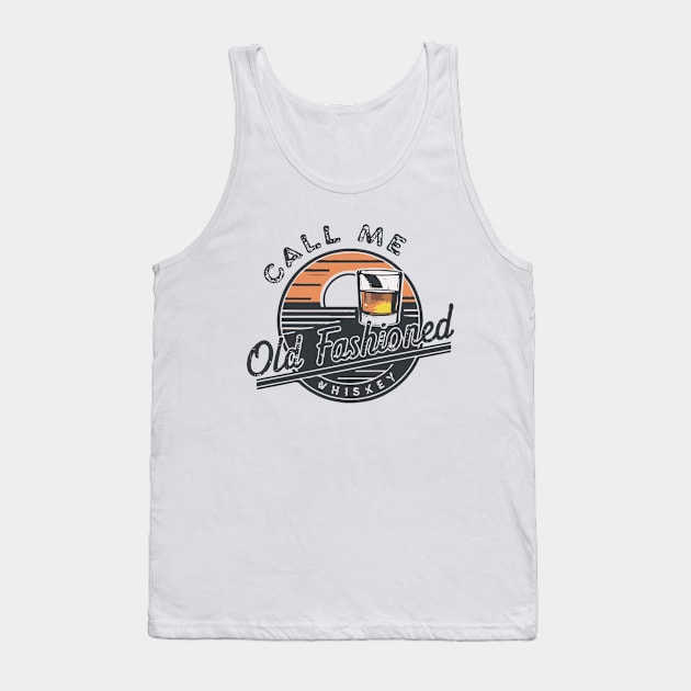 Call Me Old Fashioned, Retro Tank Top by Chrislkf